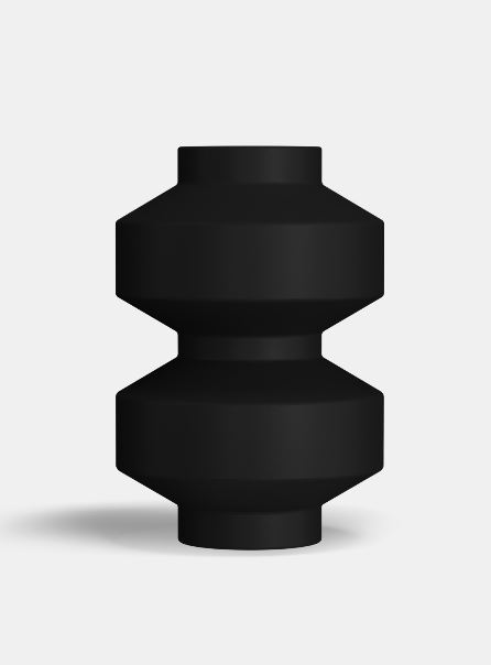 Керамическая ваза vase Praforma 320 черная