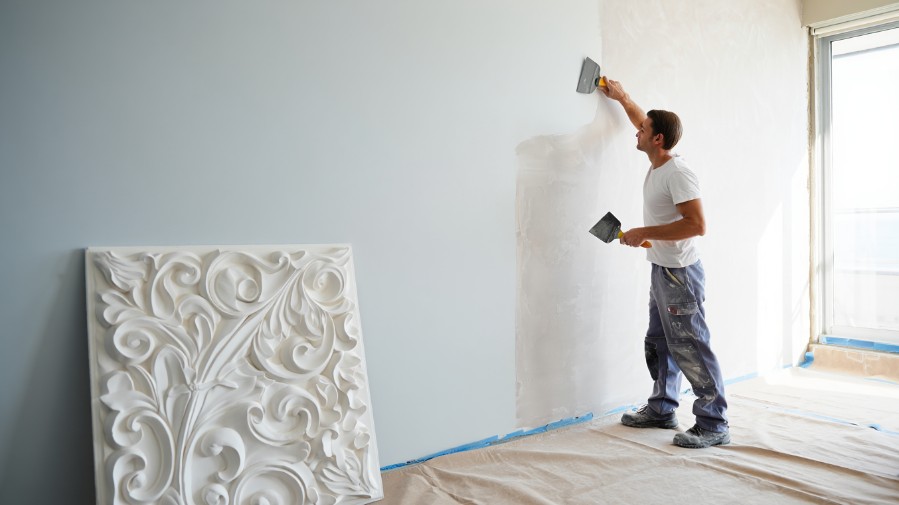 Подготовка стен под декоративные покрытия