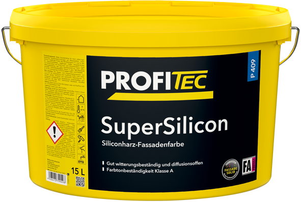 Фасадная краска SuperSilicon, 5 л, weiss