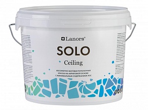 Краска для потолка Solo Сeiling 2,7 л
