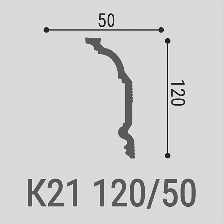 Карниз потолочный К21 120-50