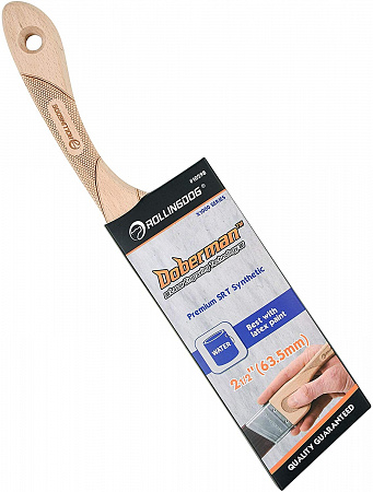 ROLLINGDOG Плоская кисть с эргономичной ручкой DOBERMAN™ X1000 2,5" (63,5 мм)