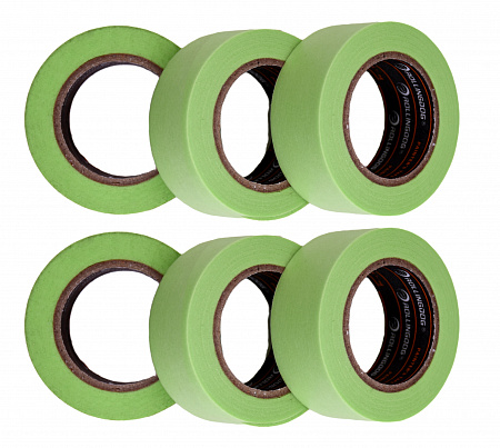 ROLLINGDOG Малярная лента Low Tack Washi Tape (6 шт.) 24мм x 18м
