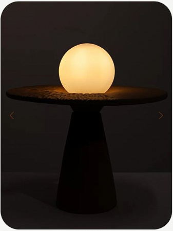 Керамический светильник Bao nightlight серо-бежевый
