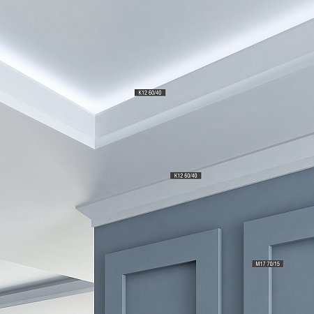 Карниз потолочный К12 60-40