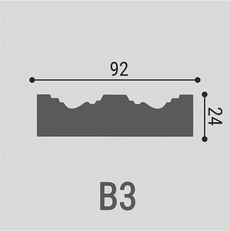 Вставка декоративная В3